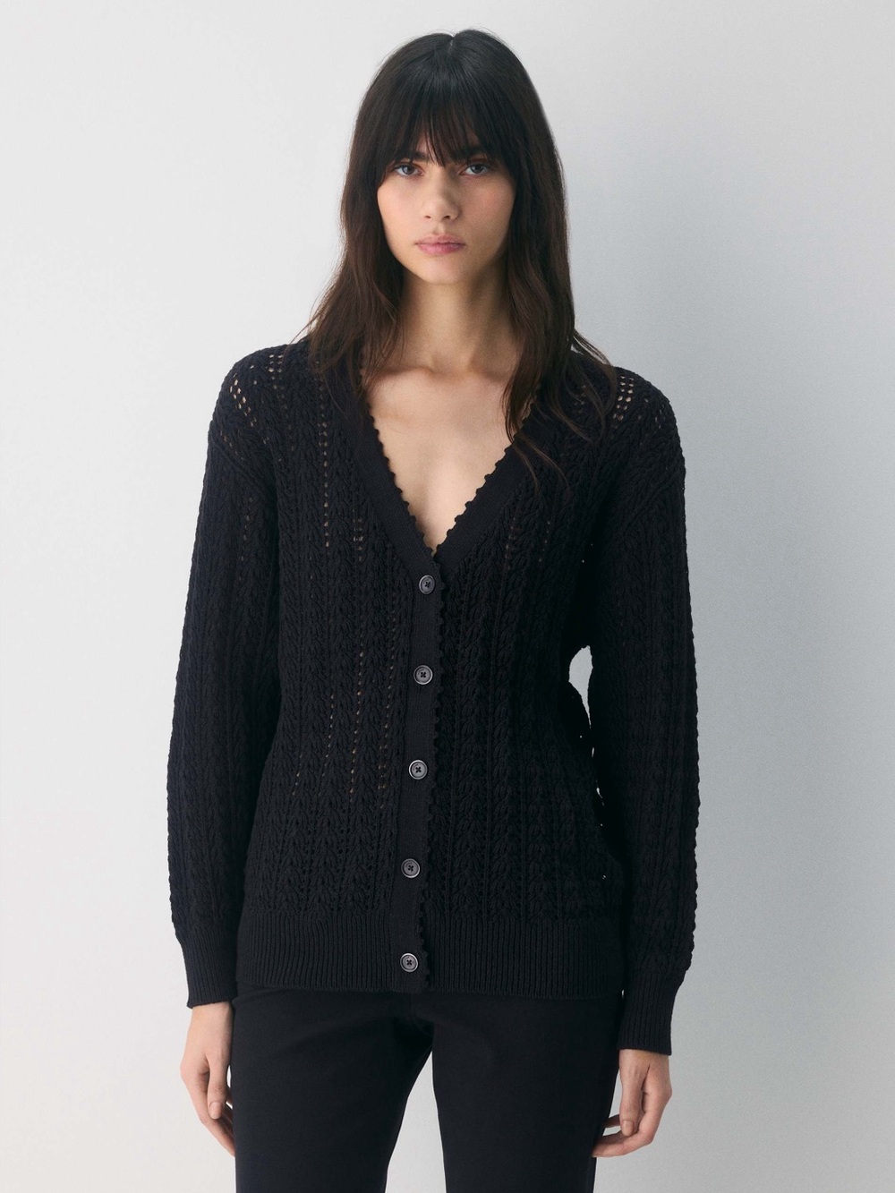 Aritzia Wilfred Reverence Cardigan Black Size S